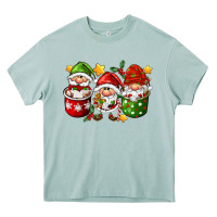 Arona coffee cup santa gnomies Heavy Core Tee - FaDigitalArtStudio