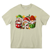 Mossy coffee cup santa gnomies Heavy Core Tee - FaDigitalArtStudio