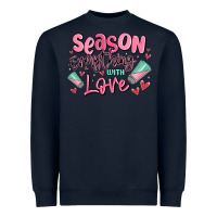 Navy season everything with love Heavyweight Sweatshirt - MaliasSmallBusiness