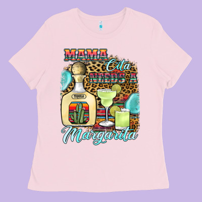 Mama Cita Needs A Margarita1 Ladies Tee Designed By Jahusdesignshop