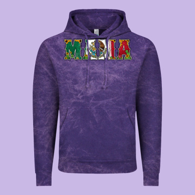 Mexican Flag Mama Vintage Hoodie Designed By Jasminsmagicworld