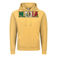 Vintage Mustard mexican flag mama Vintage Hoodie - Jasminsmagicworld
