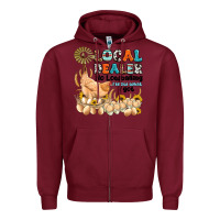 Burgundy local dealer no lowballing i know what i got Zipper Hoodie - Artiststas