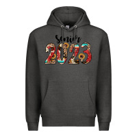 Charcoal Heather senior 2023 western Premium Hoodie - JahusDesignShop