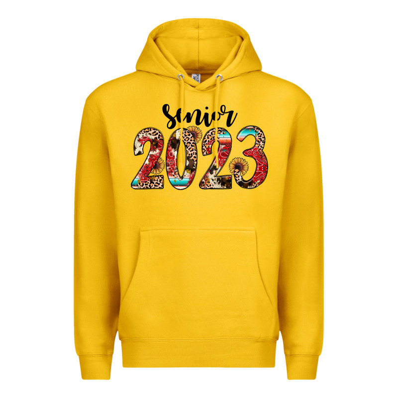 Senior 2023 Western Premium Hoodie by JahusDesignShop | Teevron