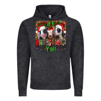 Vintage Black it's christmas y'all heifers Vintage Hoodie - Jasminsmagicworld