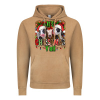 It's Christmas Y'all Heifers Vintage Hoodie | Teevron