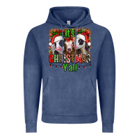 Vintage Denim it's christmas y'all heifers Vintage Hoodie - Jasminsmagicworld