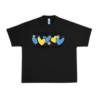Black it's okay to be little extra down syndrome awarene Urban Heavy Tee - MaliasSmallBusiness