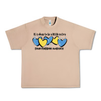 Burro it's okay to be little extra down syndrome awarene Urban Heavy Tee - MaliasSmallBusiness