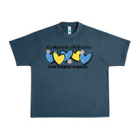 Midnight Navy it's okay to be little extra down syndrome awarene Urban Heavy Tee - MaliasSmallBusiness