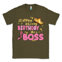 Army Green birthday boss Classic Tee - MaliasSmallBusiness