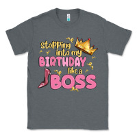 Charcoal Heather birthday boss Classic Tee - MaliasSmallBusiness