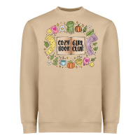 Mushroom cozy book girl club Heavyweight Sweatshirt - MaliasSmallBusiness