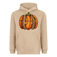 Mushroom Basketball Pumpkin Heavyweight Hoodie - texasbilliewilder