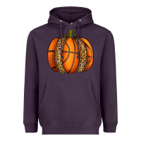 Plum Basketball Pumpkin Heavyweight Hoodie - texasbilliewilder