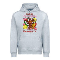 Heather Grey feed me crawfish tell me im pretty Urban Hoodie - FaDigitalArtStudio