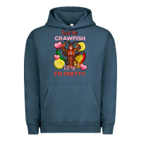 Pigment Midnight Navy feed me crawfish tell me im pretty Urban Hoodie - FaDigitalArtStudio