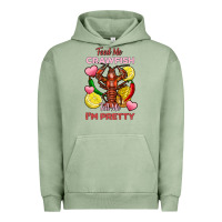 Pigment Oil Green feed me crawfish tell me im pretty Urban Hoodie - FaDigitalArtStudio