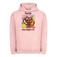 Pigment Salmon feed me crawfish tell me im pretty Urban Hoodie - FaDigitalArtStudio