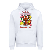 White feed me crawfish tell me im pretty Urban Hoodie - FaDigitalArtStudio