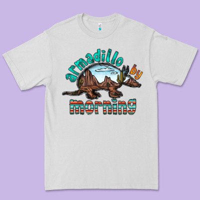 Armadillo By Morning Premium Tee Designed By Racoondesign