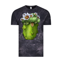 Cloud Black blossfeldia cacti Vintage Tee - LillyAllenDesigns
