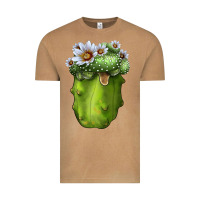 Vintage Camel blossfeldia cacti Vintage Tee - LillyAllenDesigns