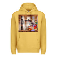 Antique Gold never retring from reading Premium Hoodie - TumblerDesignByShophia