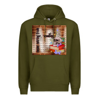 Army Green never retring from reading Premium Hoodie - TumblerDesignByShophia