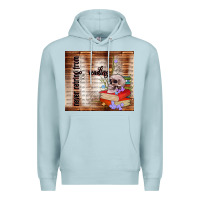 Blue Mist never retring from reading Premium Hoodie - TumblerDesignByShophia