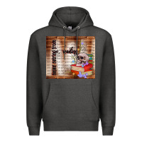 Charcoal Heather never retring from reading Premium Hoodie - TumblerDesignByShophia