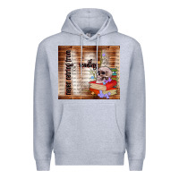 Heather Grey never retring from reading Premium Hoodie - TumblerDesignByShophia