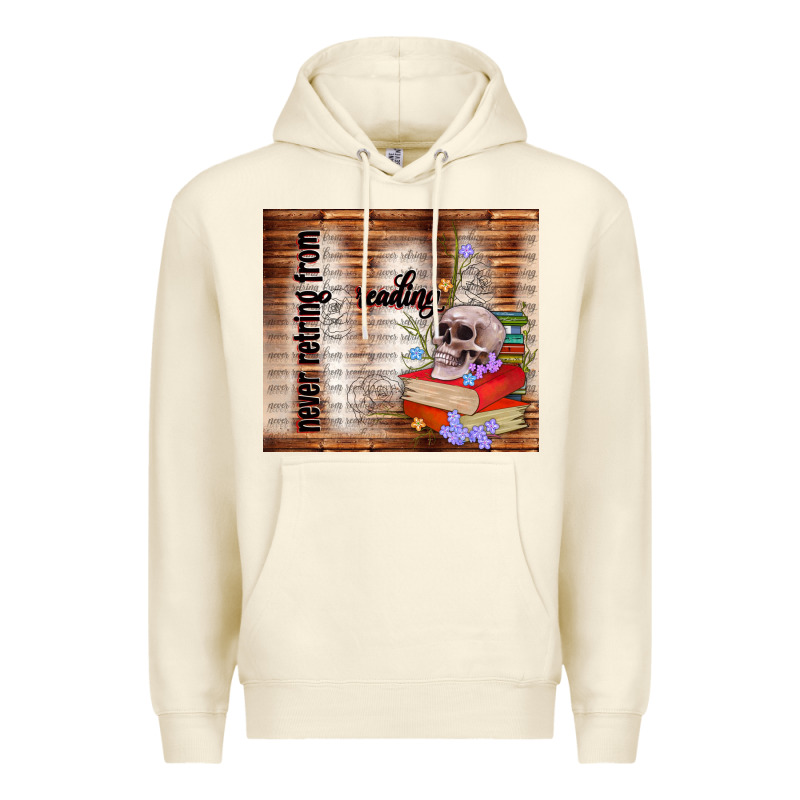 Never Retring From Reading Premium Hoodie by TumblerDesignByShophia | Teevron