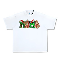 White mama with christmas tree cake ado Urban Heavy Tee - AdoDesignShop