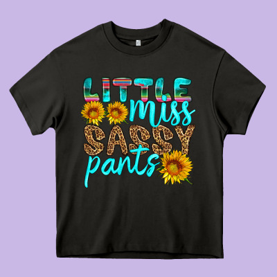 Little Miss Sassy Pants Heavy Core Tee Designed By Hra Design Shop