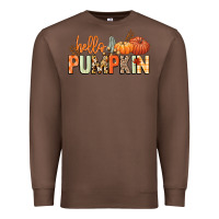 Chestnut Hello pumpkin Premium Sweatshirt - NancyCooperArtShop