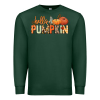 Sports Green Hello pumpkin Premium Sweatshirt - NancyCooperArtShop
