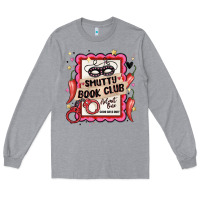 Heather Grey smutty book club admit one good girls only Long Sleeve Tee - MaliasSmallBusiness