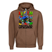 Chestnut autism crusher Zipper Hoodie - Artiststas