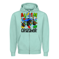 Autism Crusher Zipper Hoodie | Teevron