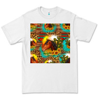 White desert horse seamless patern Premium Tee - HRA Design Shop