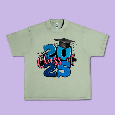 Class Of 2025 Urban Heavy Tee Designed By Maliassmallbusiness