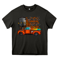 Asphalt small town fall Heavy Core Tee - CowhideDigitalArt