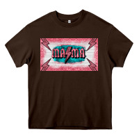 Chocolate Brown western mama pink glitter Heavy Core Tee - BarkalooDesign