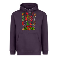 Plum I'm the sassy on the elf Heavyweight Hoodie - NancyCooperArtShop