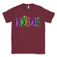 Burgundy mardi gras krewe Classic Tee - MaliasSmallBusiness