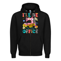 Black i'll be in my office Zipper Hoodie - Artiststas