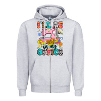 Heather Grey i'll be in my office Zipper Hoodie - Artiststas