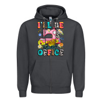 Smoke i'll be in my office Zipper Hoodie - Artiststas